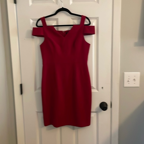 WHBM Red Cocktail Dress, 6 - Picture 1 of 5